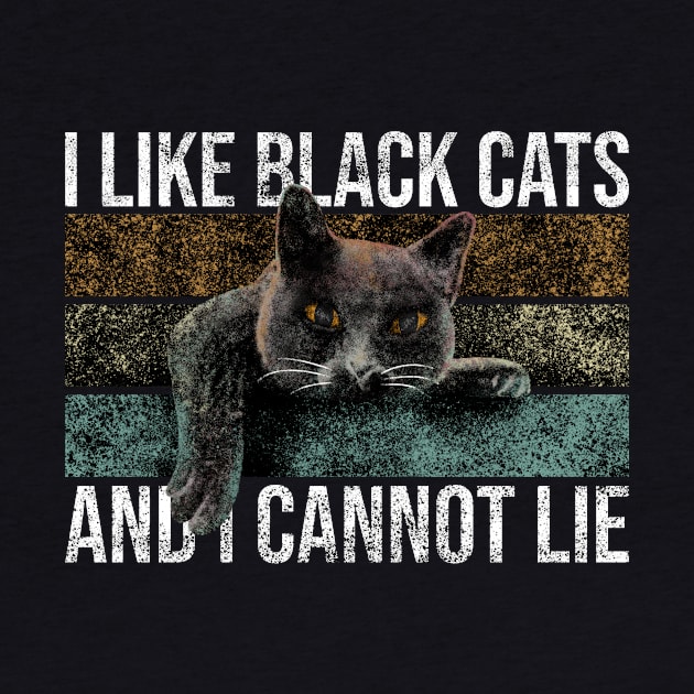 I Like Black Cats And I Cannot Lie by Rishirt